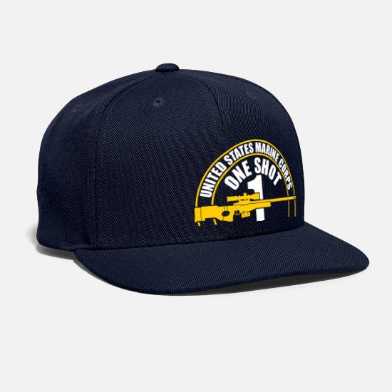 Marine Sniper shoot' Snapback Cap 